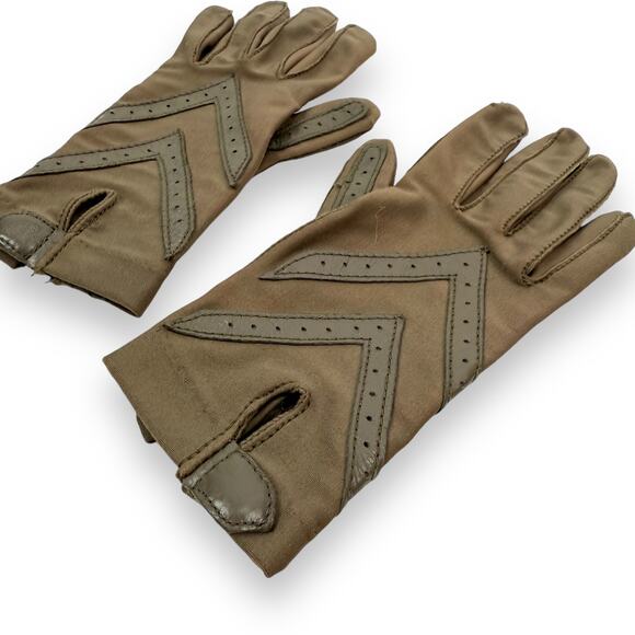 ❌SOLD❌1970's ARIS ISOTONER taupe brown leather motorcycle gloves - Picture 15 of 15